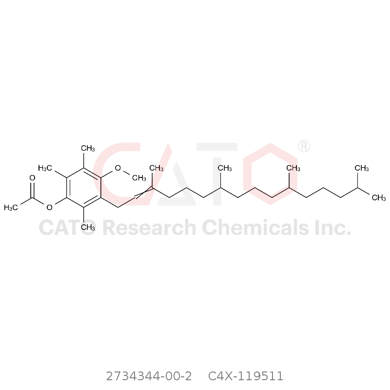 CAS No.:2734344-00-2,all-rac-阿尔法-生育酚乙酸酯EP杂质D(异构体混合物)