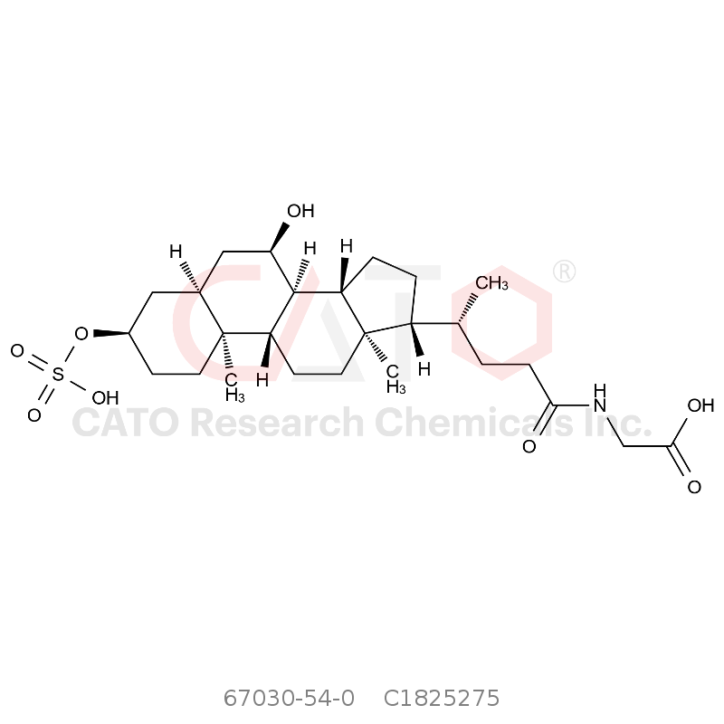 CAS No.:67030-54-0,甘氨鹅脱氧胆酸3-硫酸盐