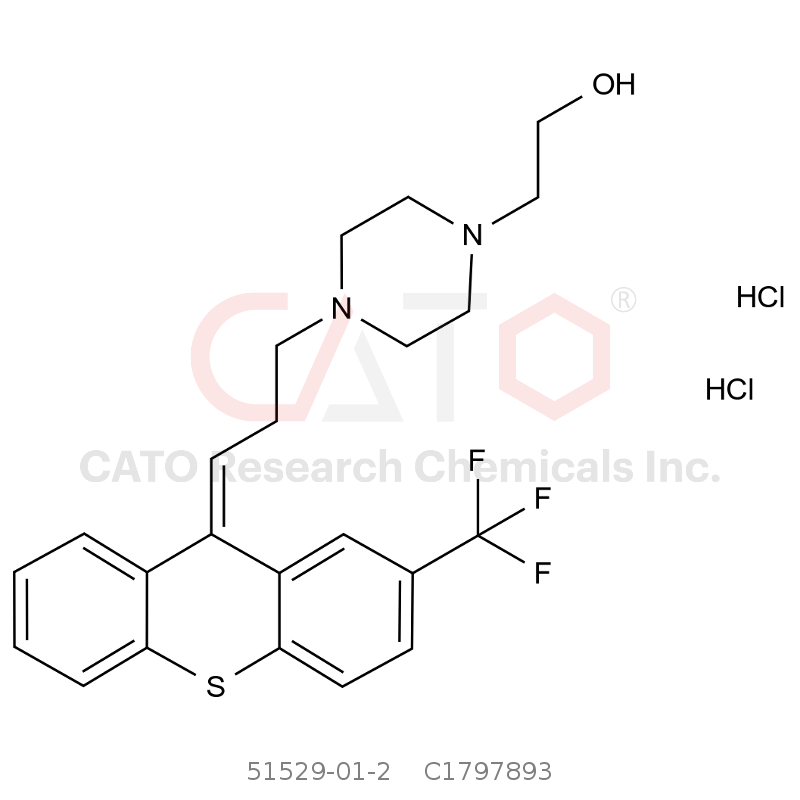 CAS No.:51529-01-2,cis (Z)-Flupentixol DiHCl