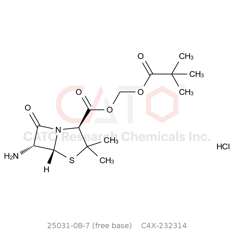 CAS No.:25031-08-7 (free base),匹美西林EP杂质A