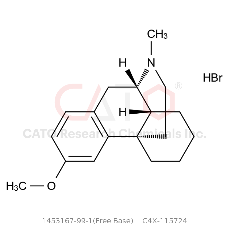 CAS No.:1453167-99-1(Free Base),Dextromethorphan EP Impurity D HBr