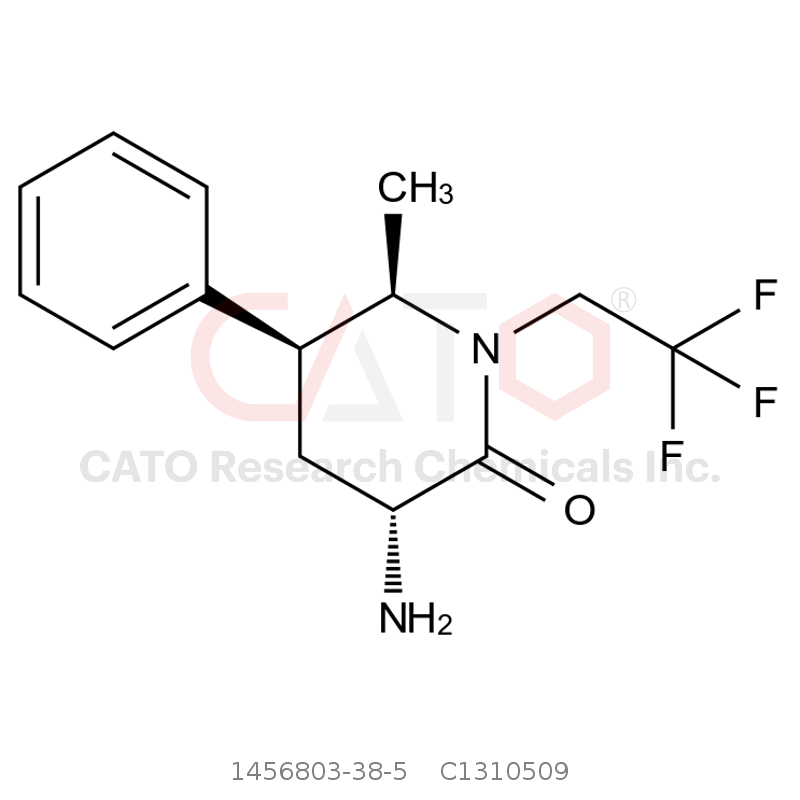CAS No.:1456803-38-5,(3R,5S,6R)-3-amino-6-methyl-5-phenyl-1-(2,2,2-trifluoroethyl)piperidin-2-one