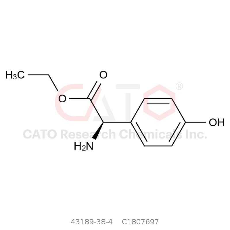 CAS No.:43189-38-4,乙基(R)-2-氨基-2-(4-羟基苯基)乙酸酯