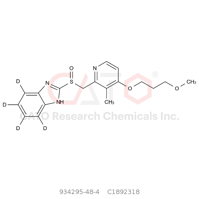 CAS No.:934295-48-4,Rabeprazole-d4