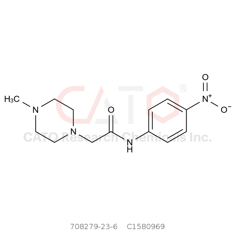 CAS No.:708279-23-6,2-(4-Methylpiperazin-1-yl)-N-(4-nitrophenyl)acetamide