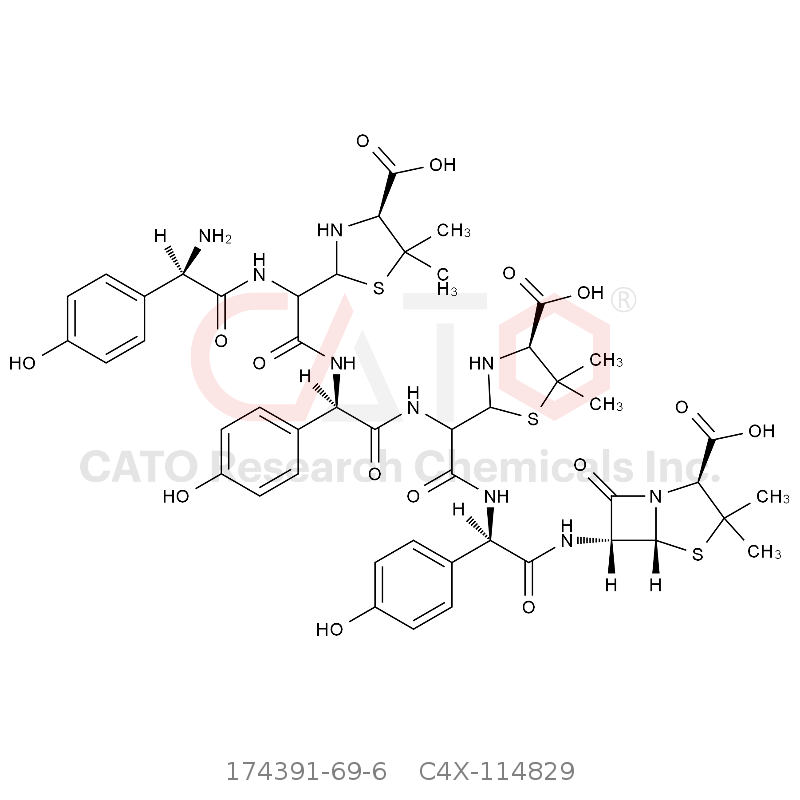 CAS No.:174391-69-6,Amoxicillin Trimer Impurity