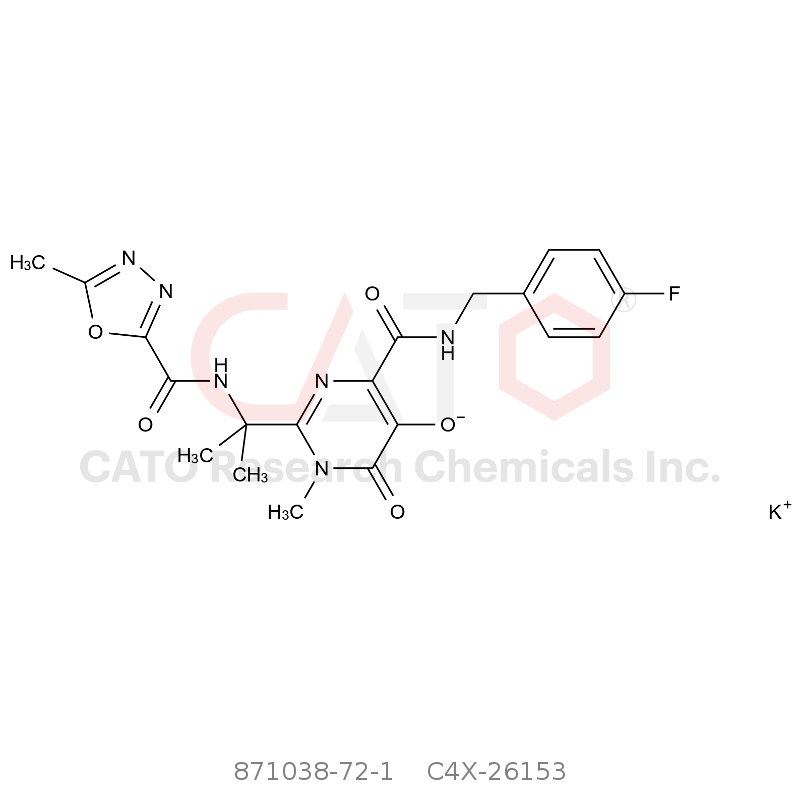 CAS No.:871038-72-1,Raltegravir Potassium