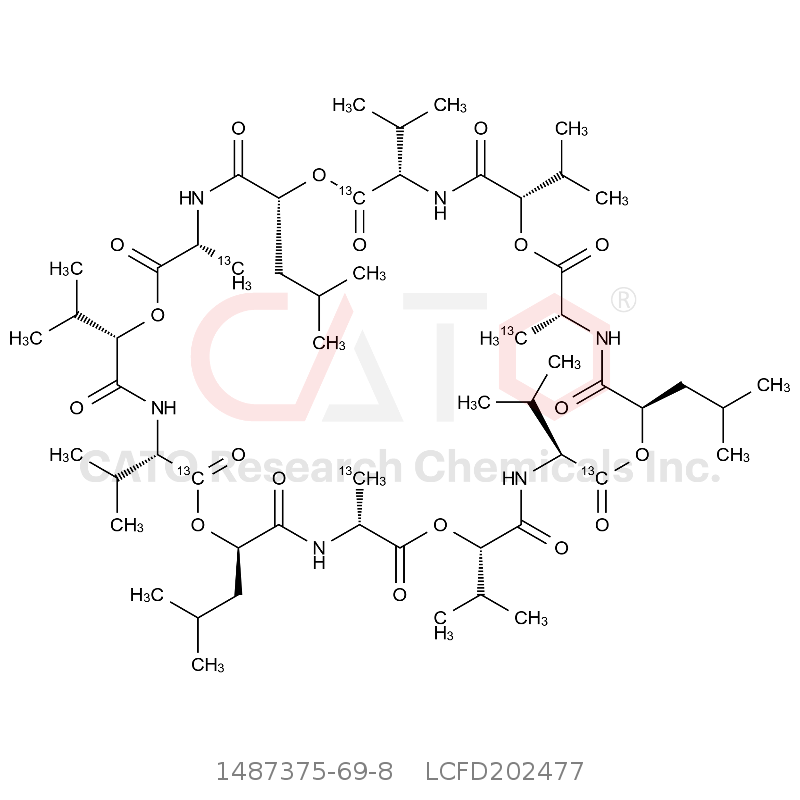 CAS No.:1487375-69-8,13C6-蜡样芽孢杆菌致吐毒素(Cereulide)