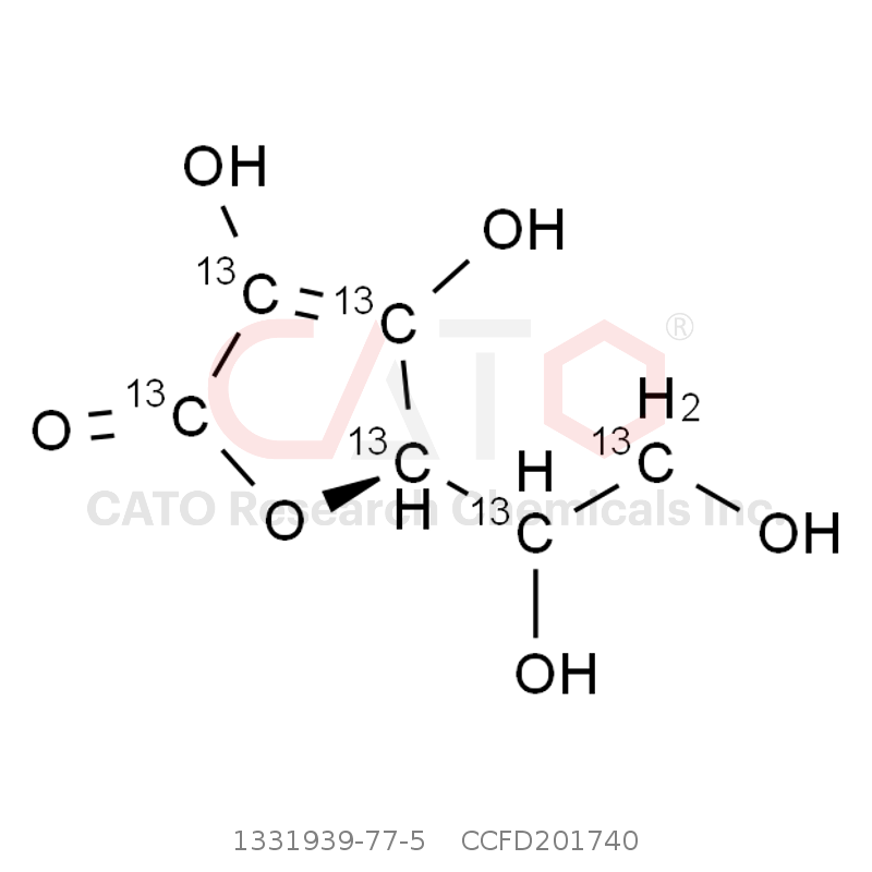 CAS No.:1331939-77-5,L-抗坏血酸-13C6