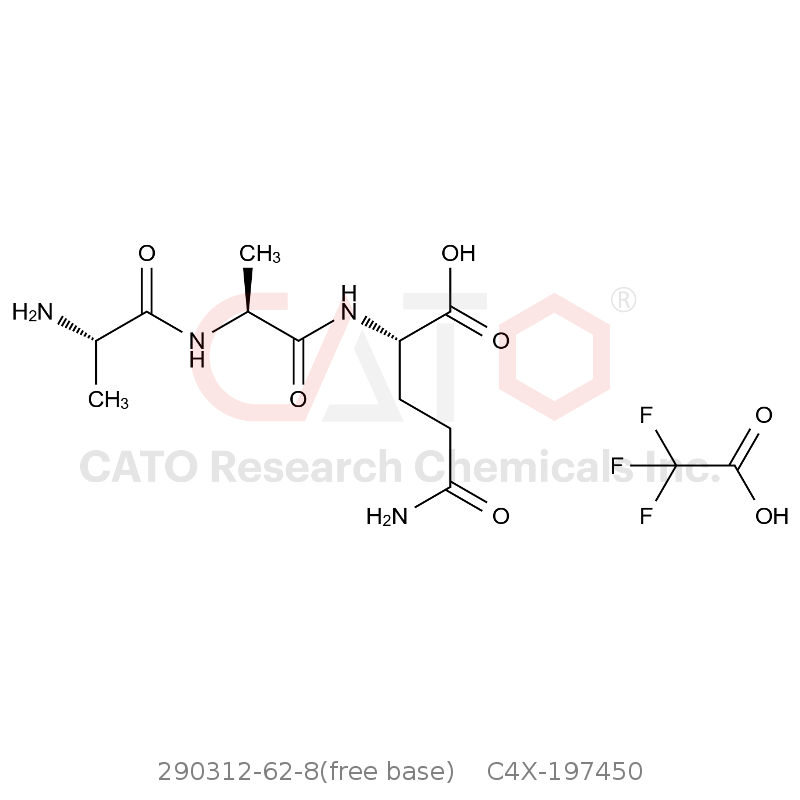CAS No.:290312-62-8(free base),Alanyl Glutamine Impurity 30 TFA