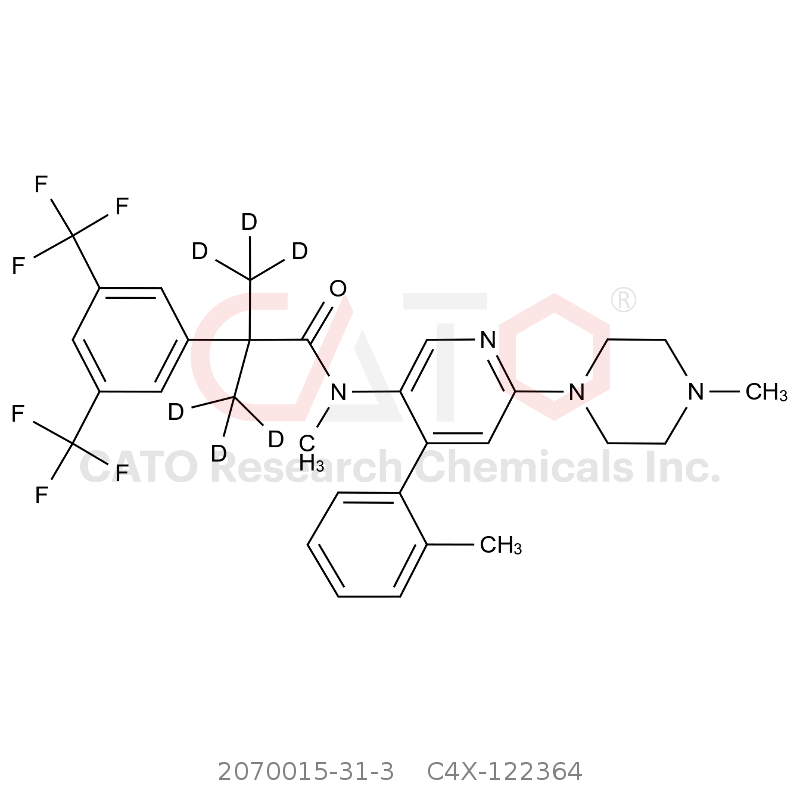 CAS No.:2070015-31-3,Netupitant-d6