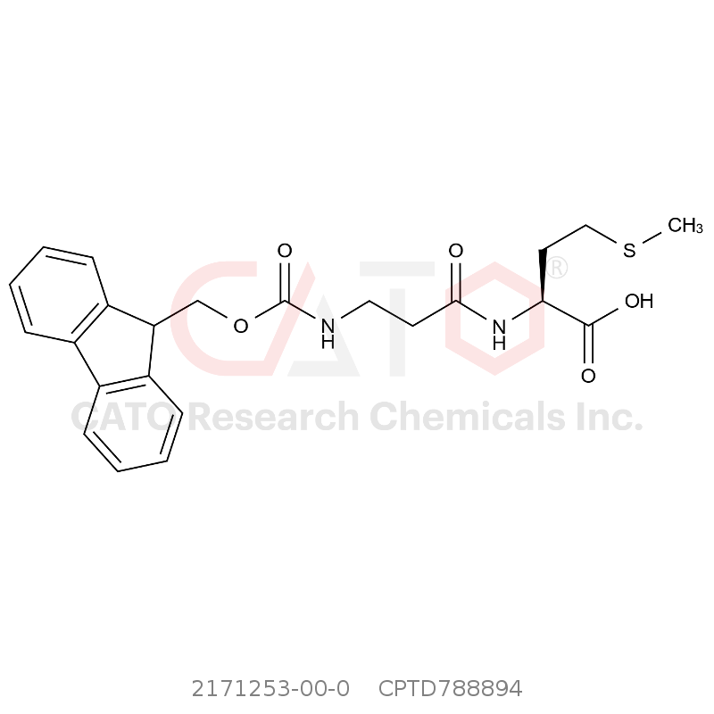 CAS No.:2171253-00-0,Fmoc-β-Ala-Met-OH