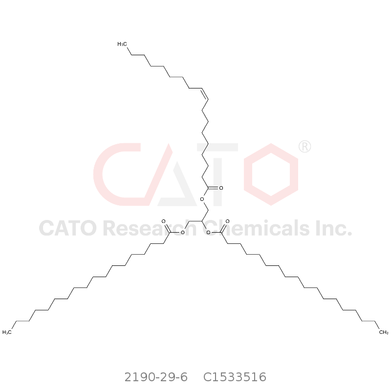 CAS No.:2190-29-6,3-(油酰氧基)丙烷-1,2-二硬脂酸酯