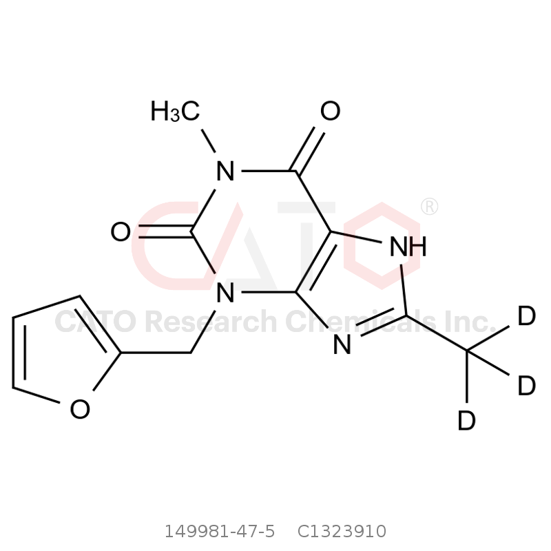CAS No.:149981-47-5,呋拉茶碱-d3