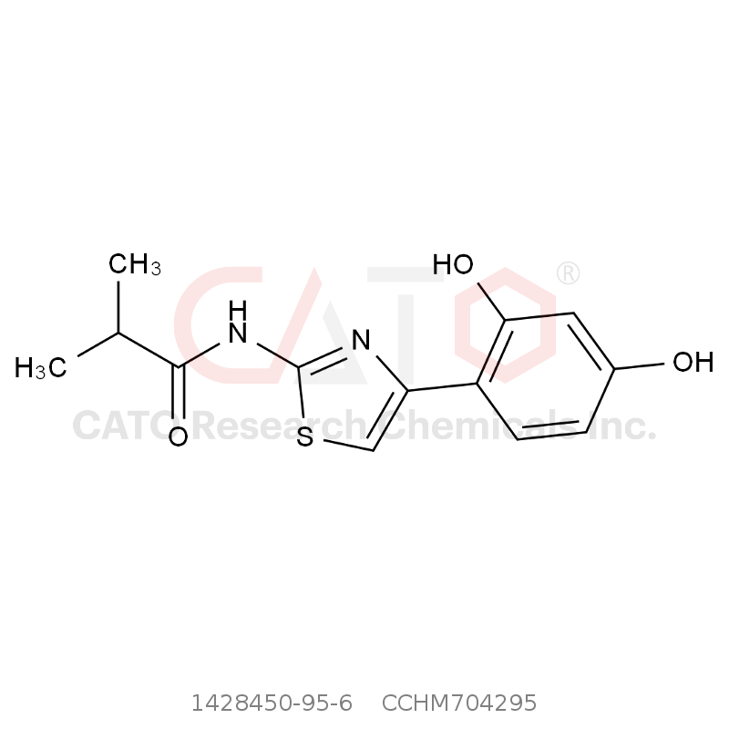 CAS No.:1428450-95-6,N-(4-(2,4-二羟基苯基)噻唑-2-基)异丁酰胺
