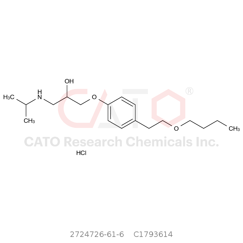 CAS No.:2724726-61-6,Betaxolol EP Impurity E (Hydrochloride Salt)
