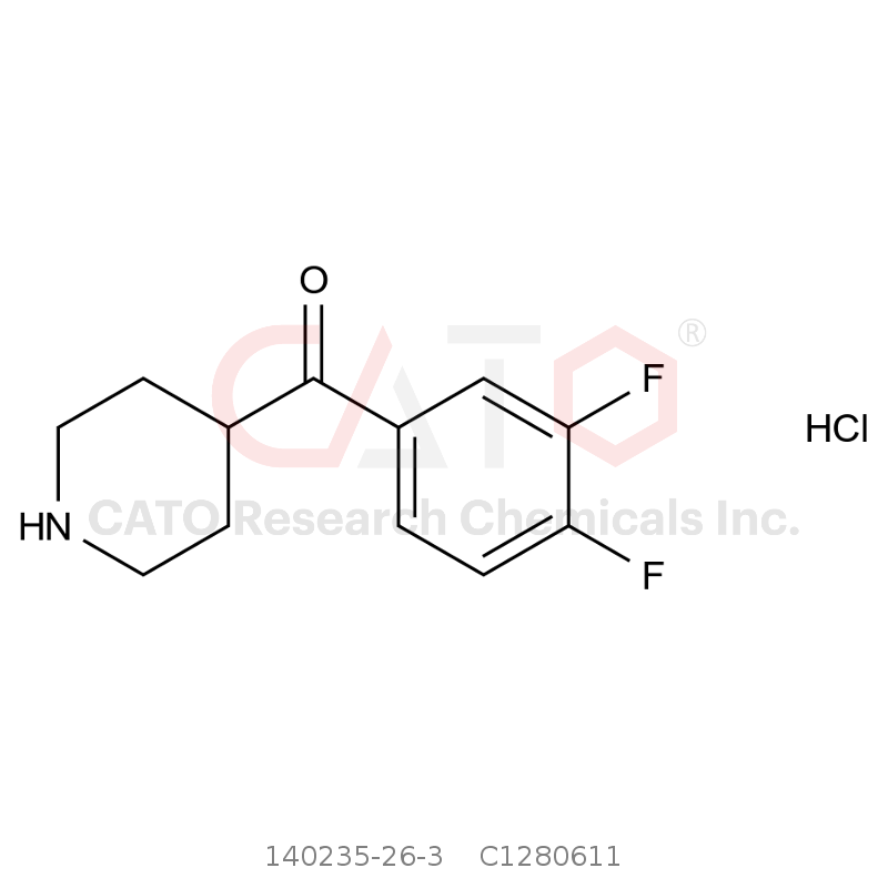 CAS No.:140235-26-3,(3,4-Difluorophenyl)(piperidin-4-yl)methanone Hydrochloride