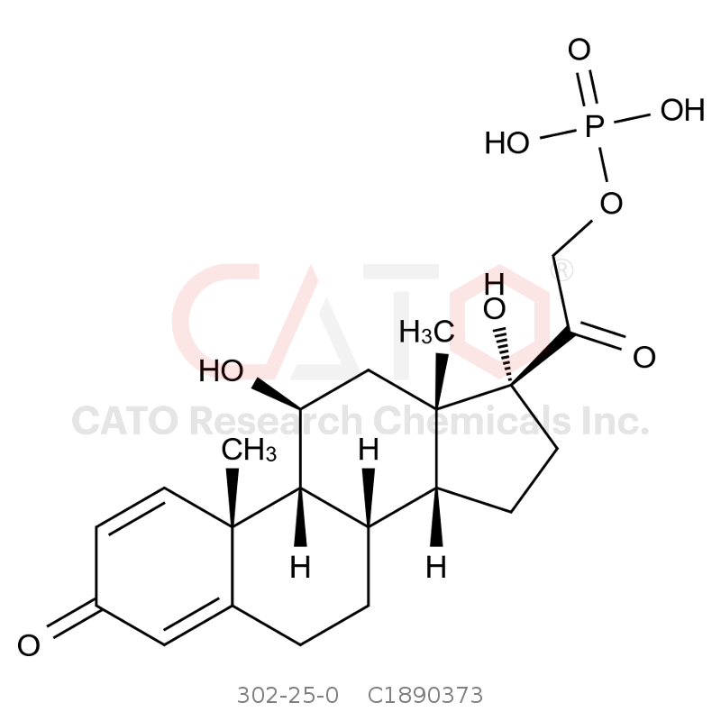 CAS No.:302-25-0,Prednisolone Phosphate - API Standards