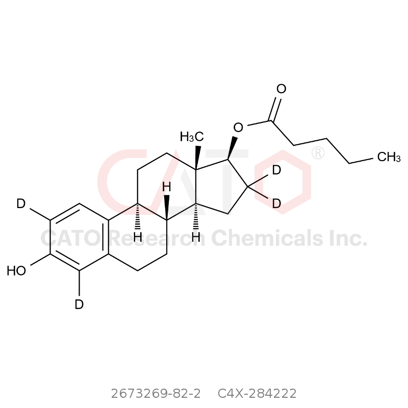 CAS No.:2673269-82-2, 戊酸雌二醇-d4