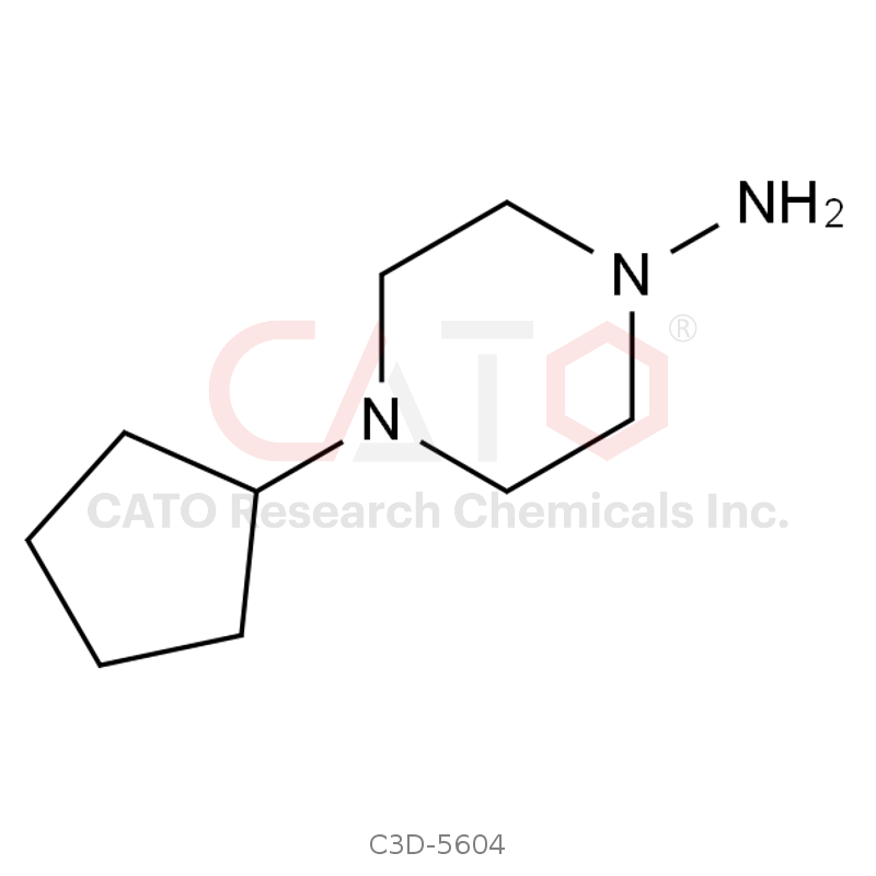 CAS No.:待上传,4-Cyclopentylpiperazin-1-amine
