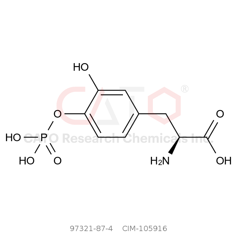 CAS No.:97321-87-4,(S)-2-氨基-3-(3-羟基-4-(磷酰氧基)苯基)丙酸
