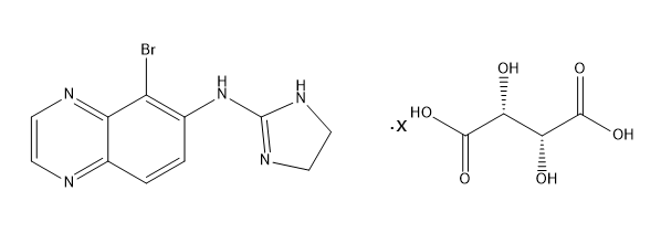 Brimonidine x L-(+)-Tartaric acid CAS 59803-99-5 chemical structure