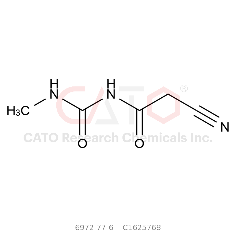 CAS No.:6972-77-6,2-Cyano-N-(methylcarbamoyl)acetamide