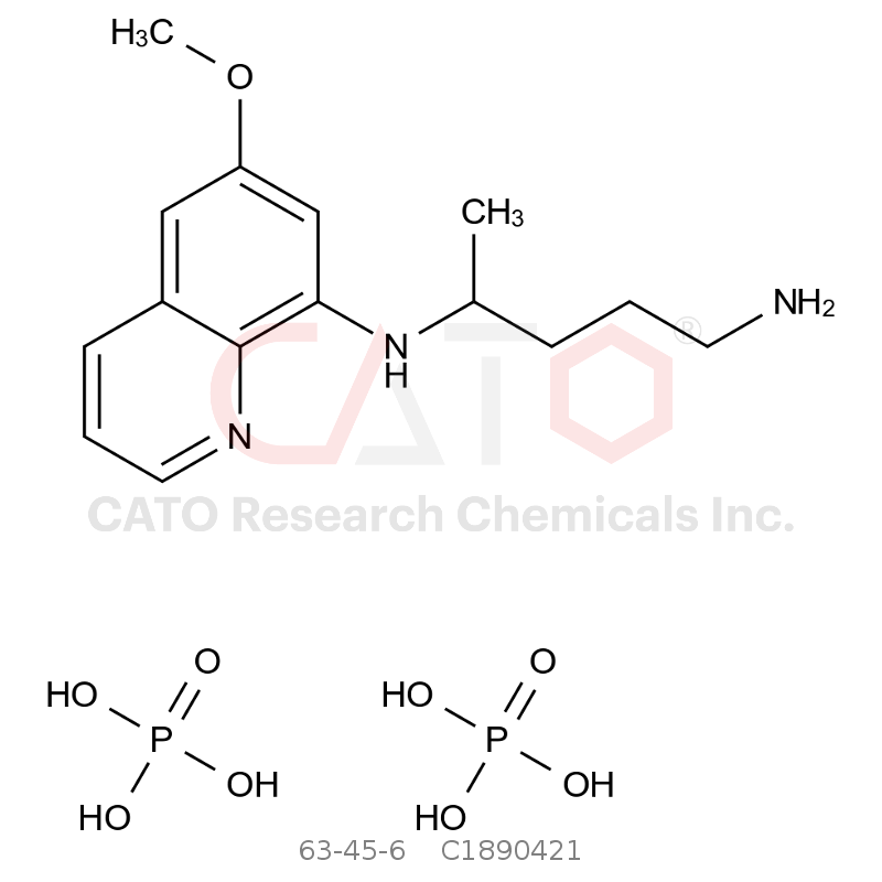 CAS No.:63-45-6,磷酸伯氨喹