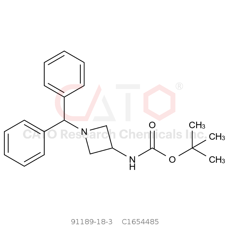 CAS No.:91189-18-3,(1-二苯甲基氮杂环丁烷-3-基)氨基甲酸叔丁酯