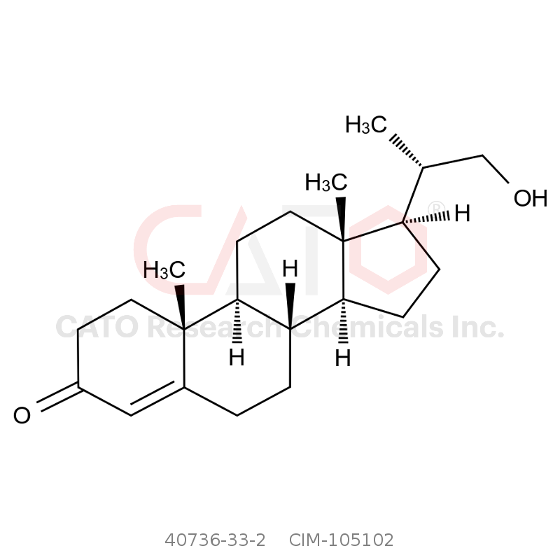 CAS No.:40736-33-2,(20S)-21-Hydroxy-20-Methylpregn-4-en-3-one