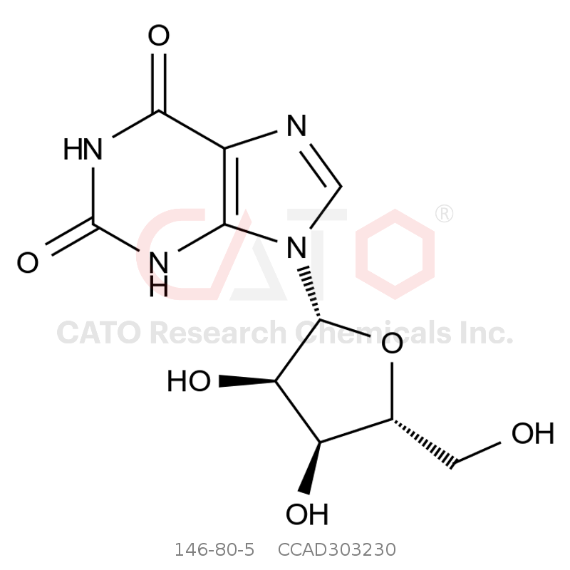 CAS No.:146-80-5,黄嘌呤核苷