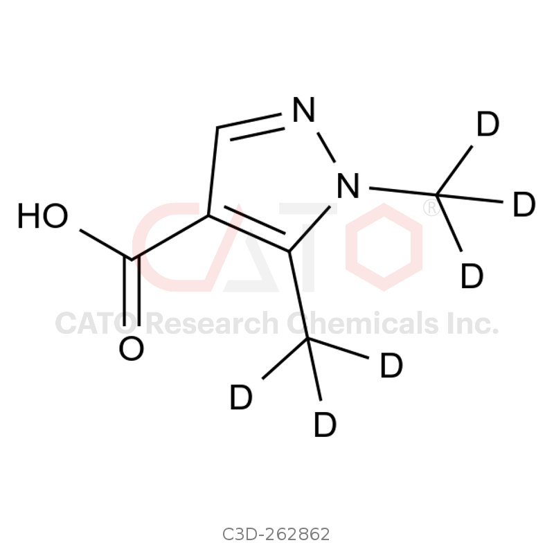 1,5-双(5-甲基-d3)-1H-吡唑-4-羧酸