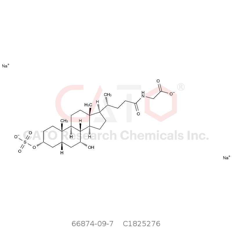 CAS No.:66874-09-7,甘氨鹅脱氧胆酸3-硫酸二钠盐