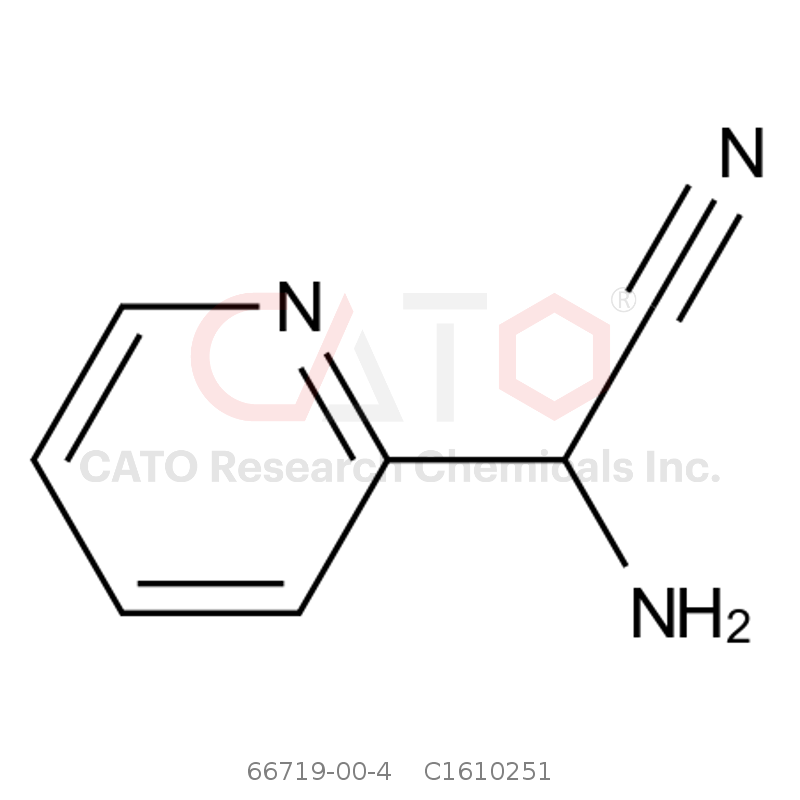 CAS No.:66719-00-4,2-Amino-2-(pyridin-2-yl)acetonitrile