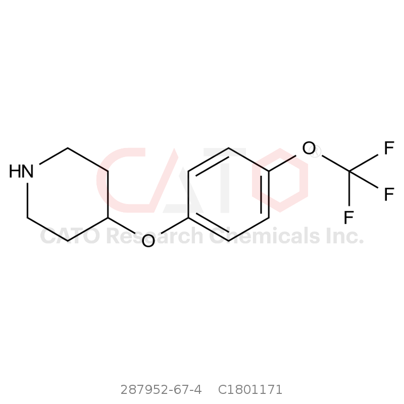 CAS No.:287952-67-4,4-(4-(Trifluoromethoxy)phenoxy)piperidine