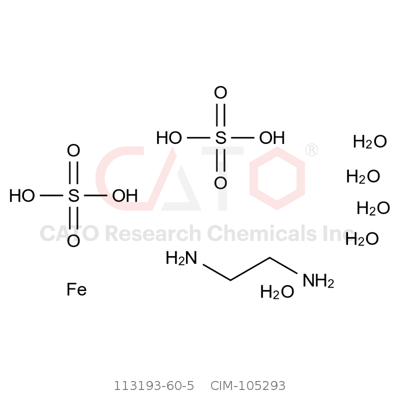 CAS No.:113193-60-5,Iron(II) ethylenediammonium sulfate tetrahydrate