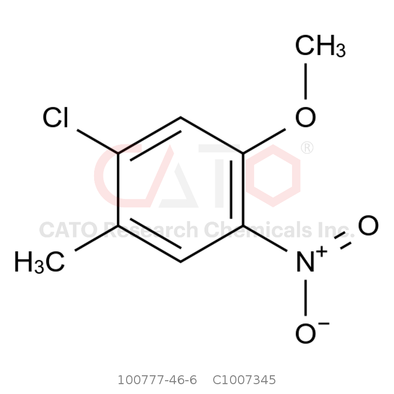 CAS No.:100777-46-6,	1-氯-5-甲氧基-2-甲基-4-硝基苯