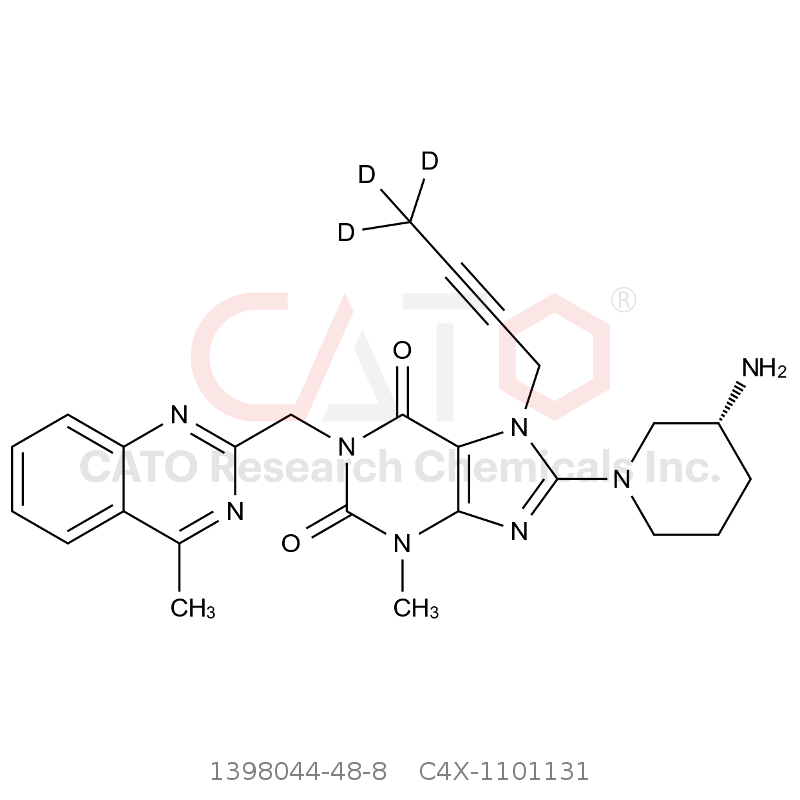 CAS No.:1398044-48-8,Linagliptin D3