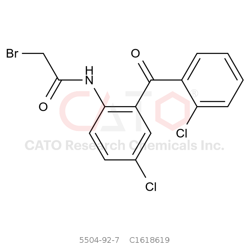 CAS No.:5504-92-7,2-Bromo-acetamide-2’,5-dichlorobenzophenone