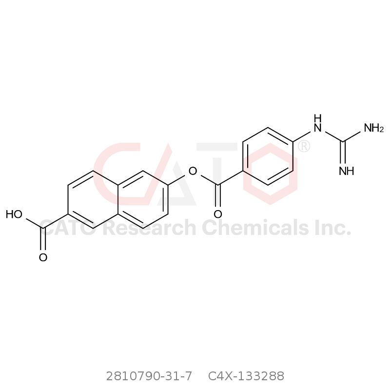 CAS No.:2810790-31-7,Nafamostat impurity 88
