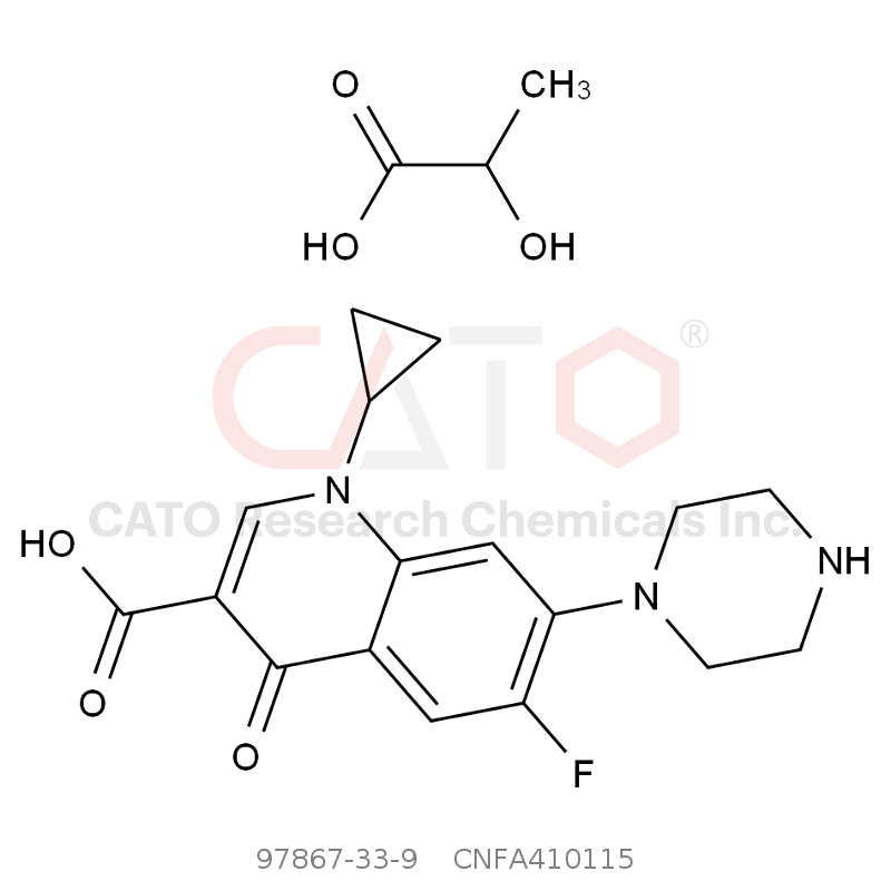 CAS No.:97867-33-9,Ciprofloxacin Lactate