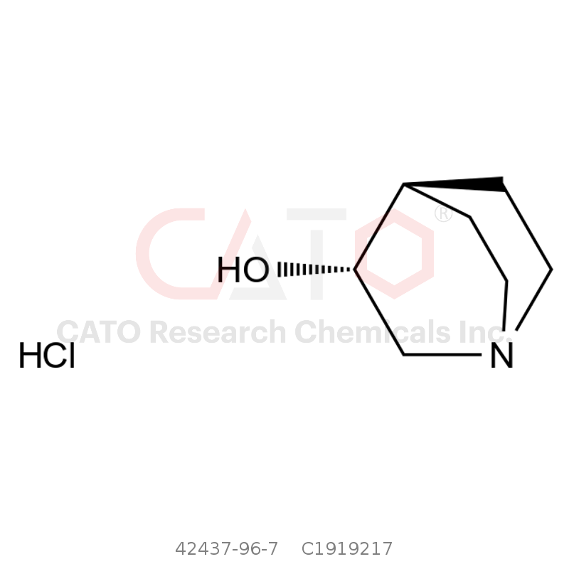 CAS No.:42437-96-7,(R)-(-)-3-Hydroxyguinuclidine hydrochloride
(R)-3-Quinuclidinol hydrochloride
1-Azabicyclo[2.2.2]octane-3-one hydrochloride
42437-96-7