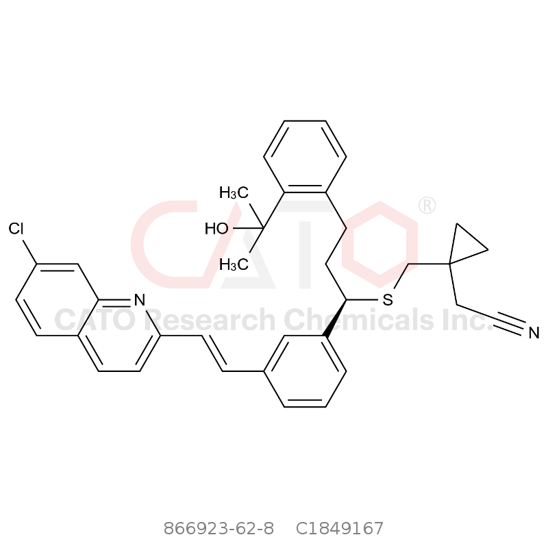 CAS No.:866923-62-8,孟鲁司特杂质C167