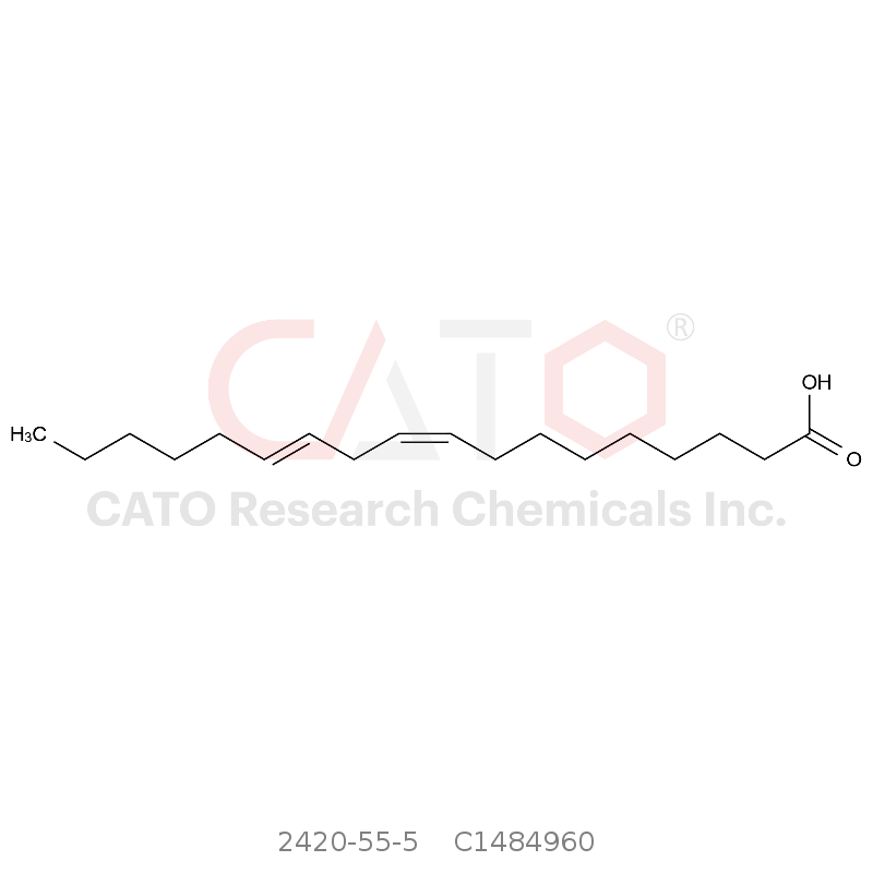 CAS No.:2420-55-5,（9Z，12E）-十八碳-9,12-二烯酸
