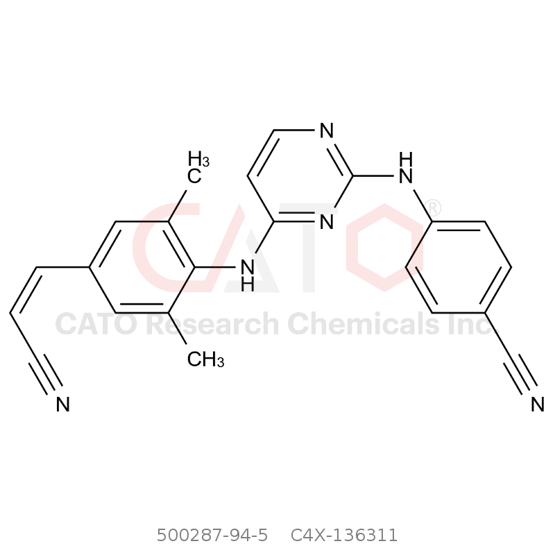 CAS No.:500287-94-5,Rilpivirine (Z-Isomer)