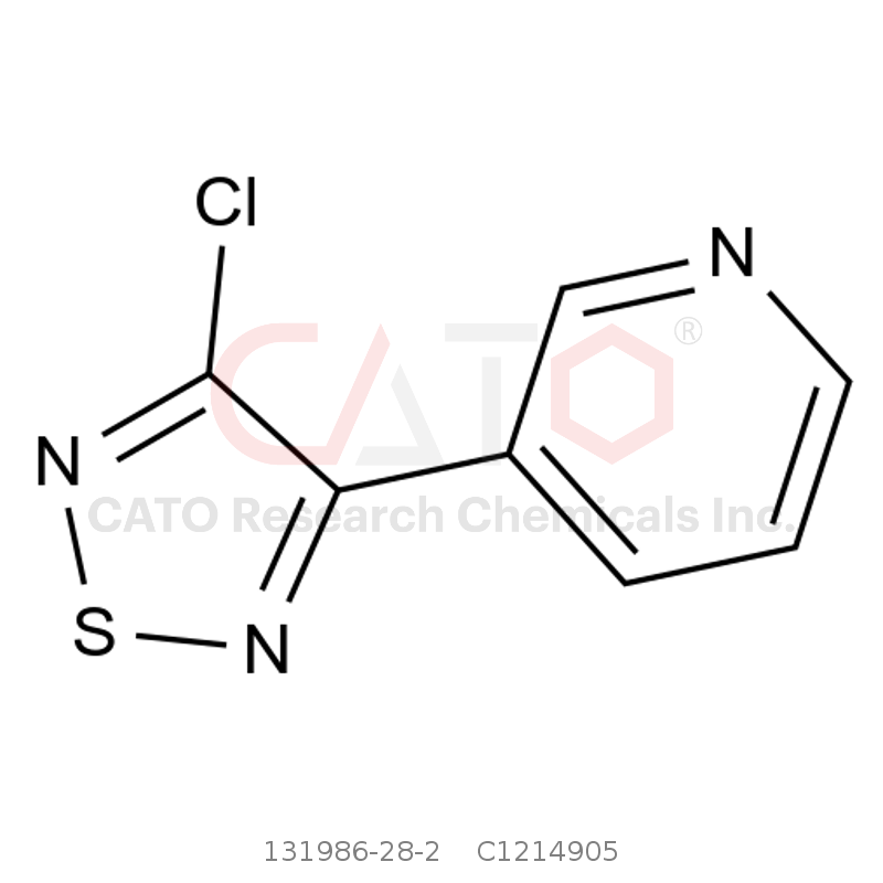 CAS No.:131986-28-2,3-Chloro-4-(pyridin-3-yl)-1,2,5-thiadiazole