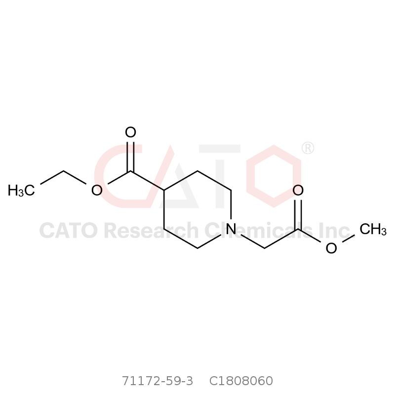 CAS No.:71172-59-3,Ethyl 1-(2-Methoxy-2-oxoethyl)piperidine-4-carboxylate