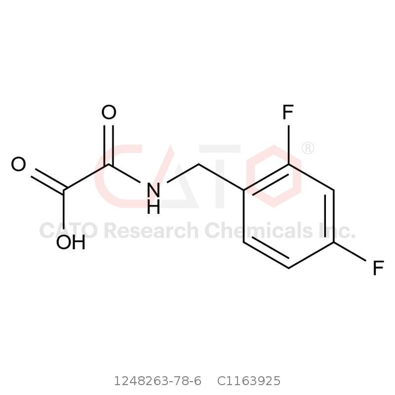 CAS No.:1248263-78-6,2-[(2,4-二氟苯基)甲基氨基]-2-氧代乙酸