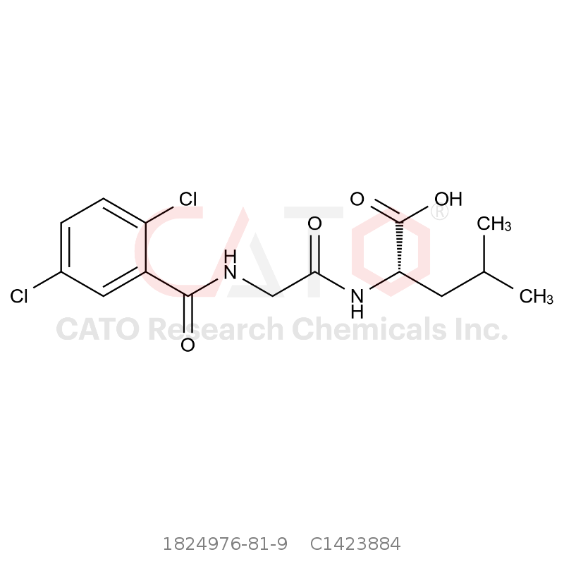 CAS No.:1824976-81-9,(2,5-Dichlorobenzoyl)glycyl-L-leucine