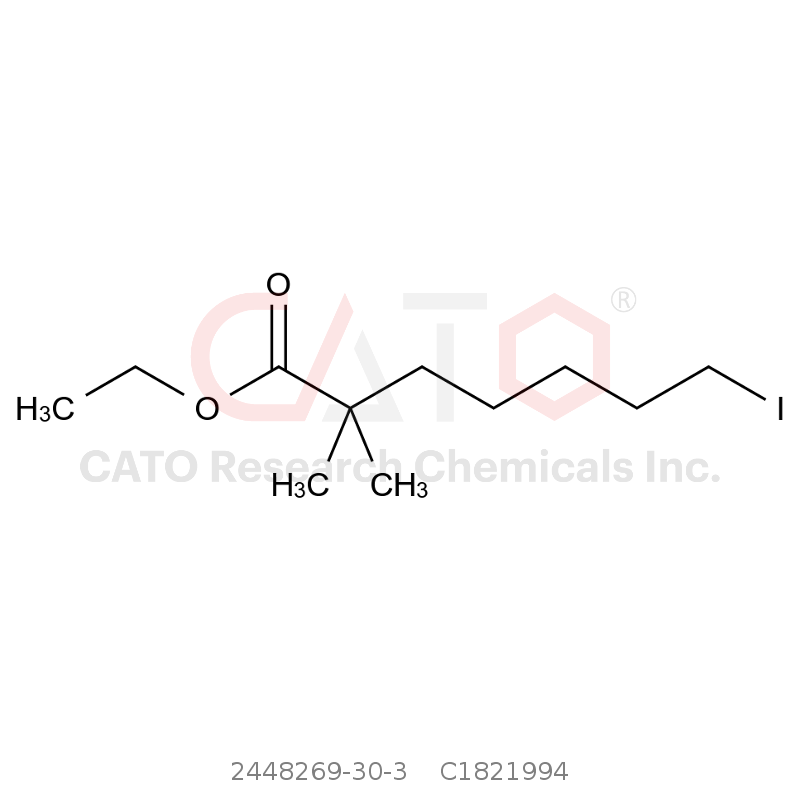 CAS No.:2448269-30-3,7-碘-2,2-二甲基庚酸乙酯